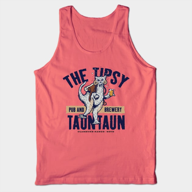 The Tipsy Tauntaun Tank Top by MindsparkCreative